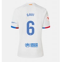 Koszulka piłkarska Barcelona Paez Gavi #6 Strój wyjazdowy dla kobiety 2023-24 tanio Krótki Rękaw